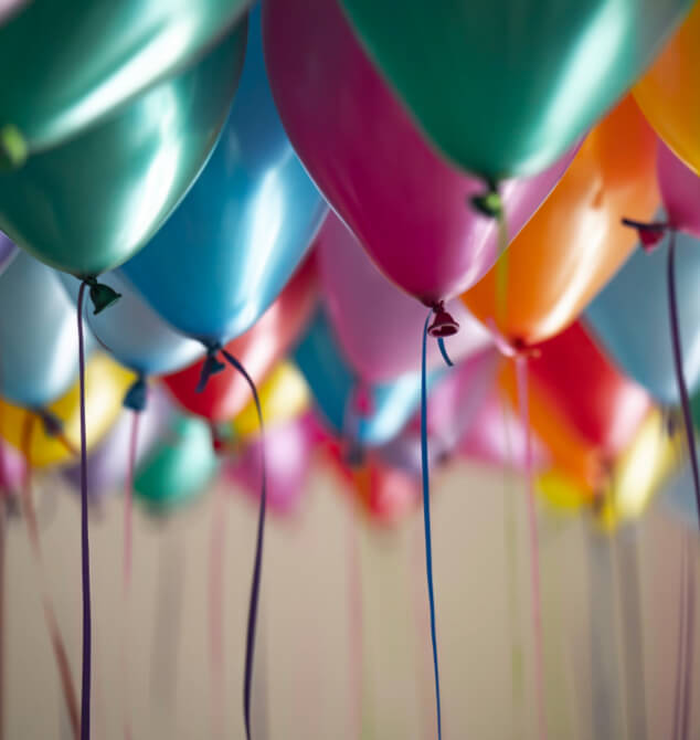 Birthday balloons